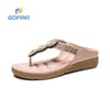 Damen einfache lässige Sommer bequeme Sandalen W056