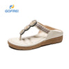 Damen einfache lässige Sommer bequeme Sandalen W056