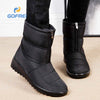 Damen Winter warme wasserdichte Schneestiefel