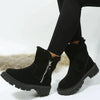 Winter Neue High Top Schneestiefel Damen Wildleder Martin Stiefel-(2 Paar kostenloser Versand)-w403-aqy